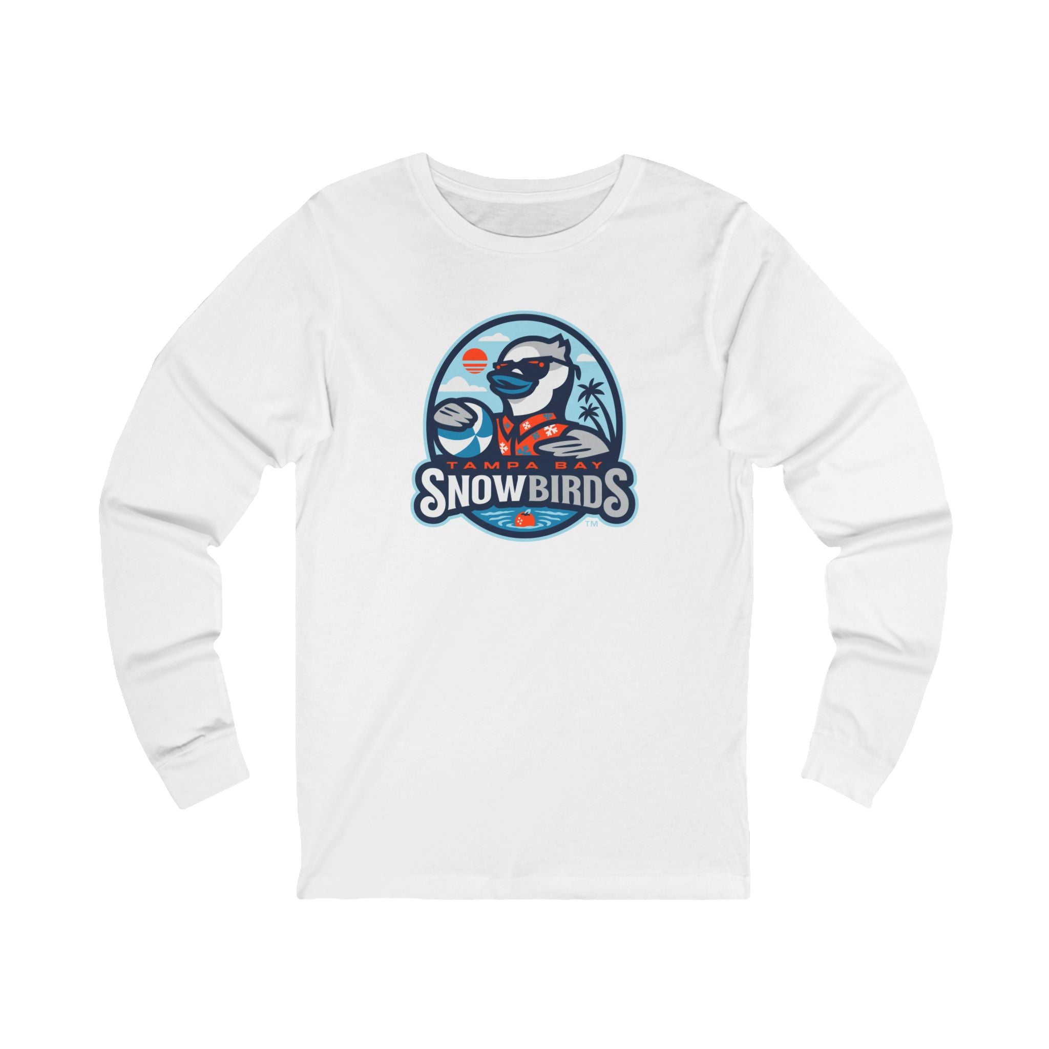 NLL UnBOXed Tampa Bay Snowbirds Primary Logo Long-Sleeve Tee