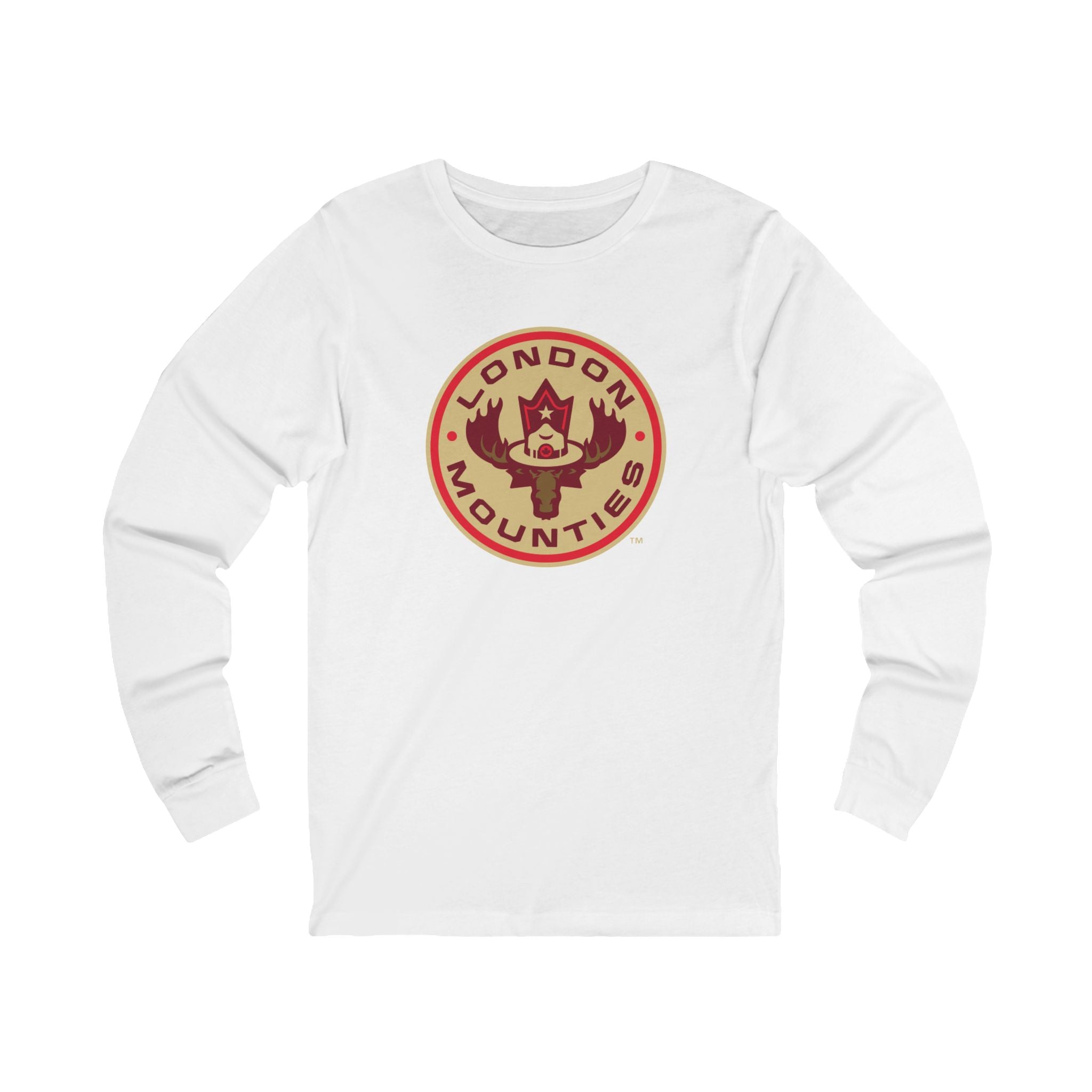 NLL UnBOXed London Mounties Primary Logo Long-Sleeve Tee