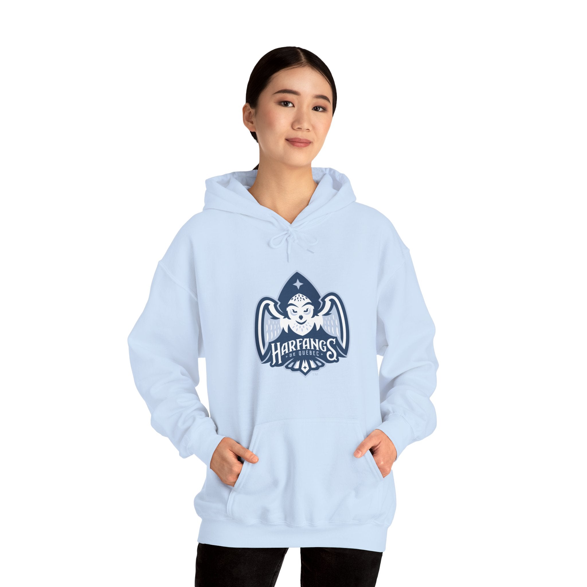NLL UnBOXed Québec Harfangs Primary Logo Hoodie
