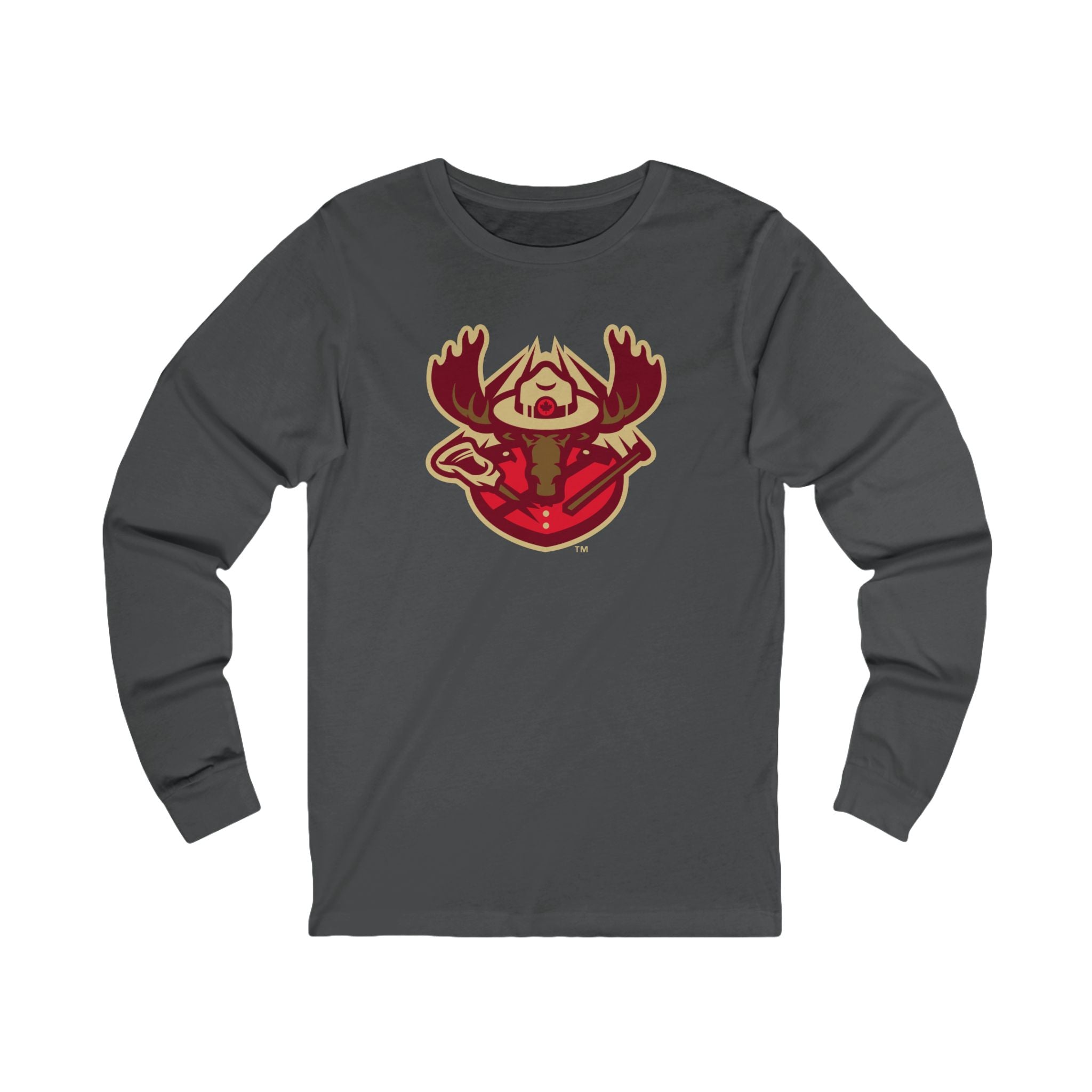 NLL UnBOXed London Mounties Lacrosse Logo Long-Sleeve Tee