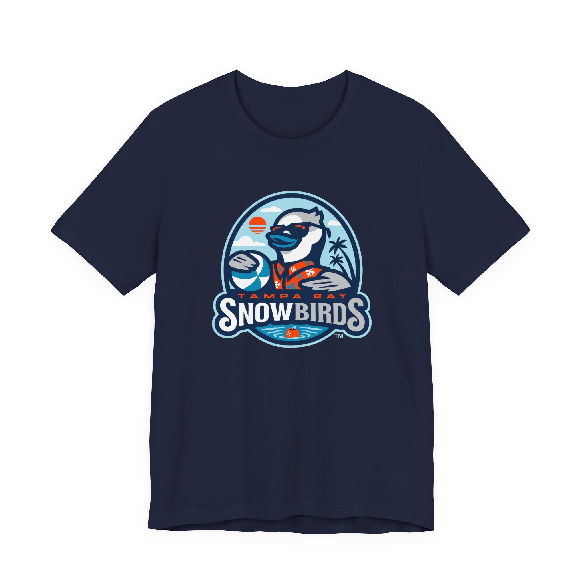 T-shirt à manches courtes NLL UnBOXed Tampa Bay Snowbirds (logo principal)