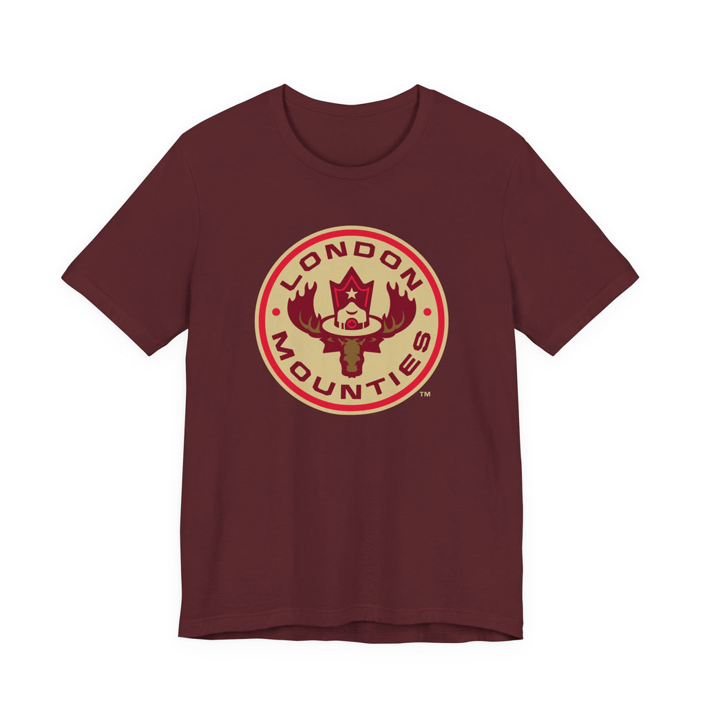 NLL UnBOXed London Mounties Primary Logo Short-Sleeve Tee