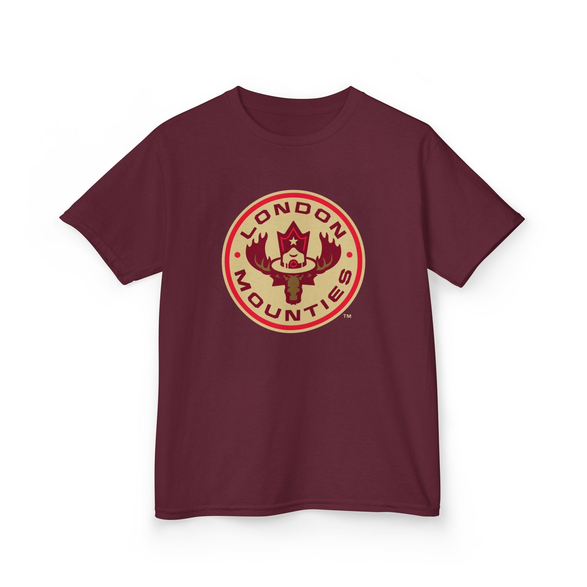 NLL UnBOXed London Mounties Primary Logo Youth Tee
