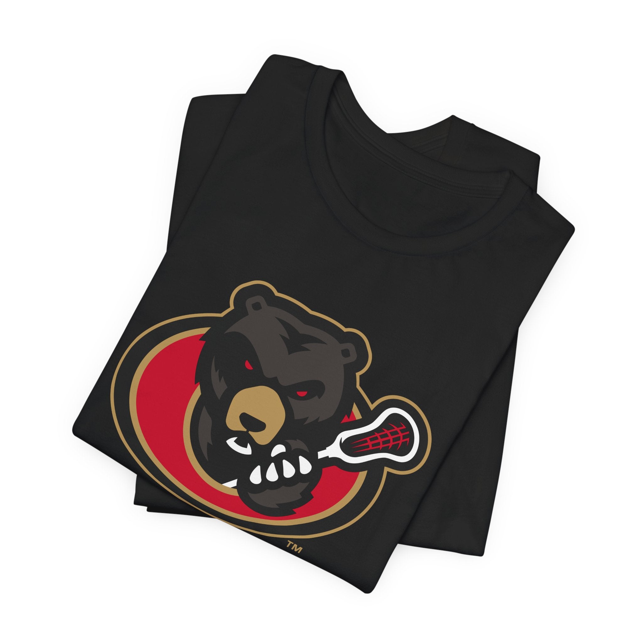 NLL Ottawa Black Bears Primary Logo Short-Sleeve Tee