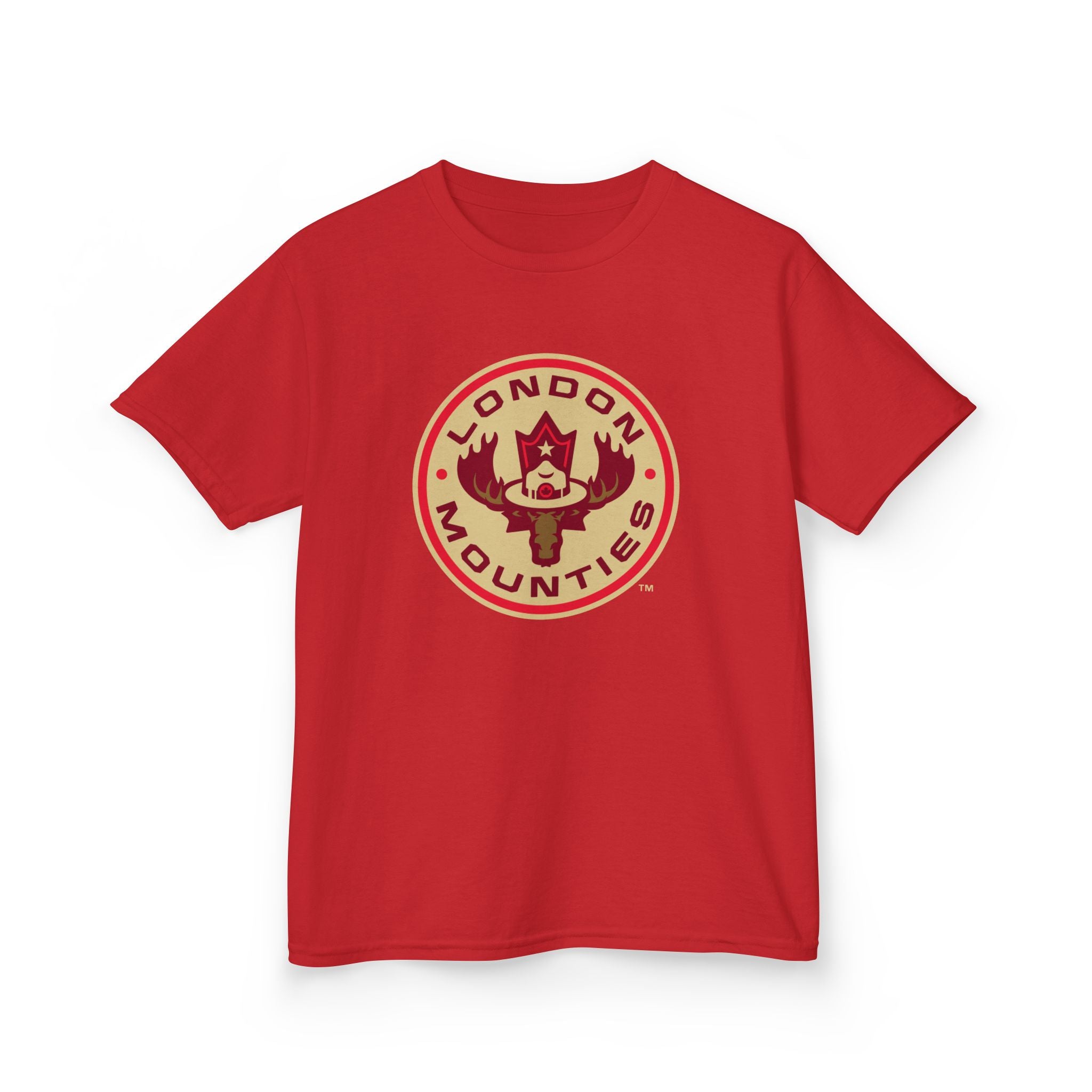 NLL UnBOXed London Mounties Primary Logo Youth Tee