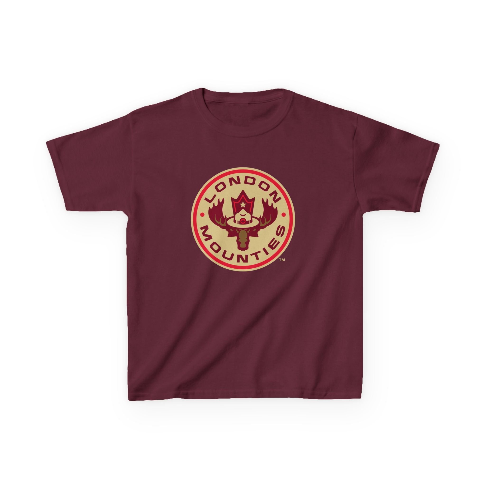 NLL UnBOXed London Mounties Primary Logo Youth Tee