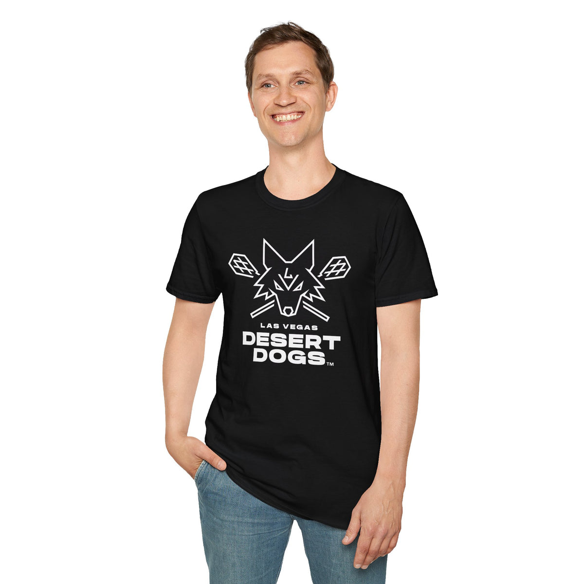 NLL Las Vegas Desert Dogs Primary Logo T-Shirt