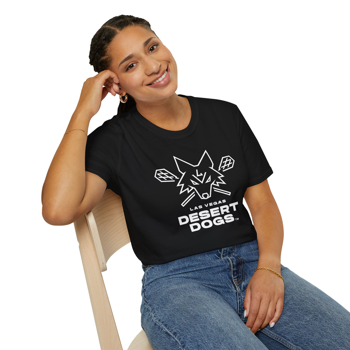 NLL Las Vegas Desert Dogs Primary Logo T-Shirt