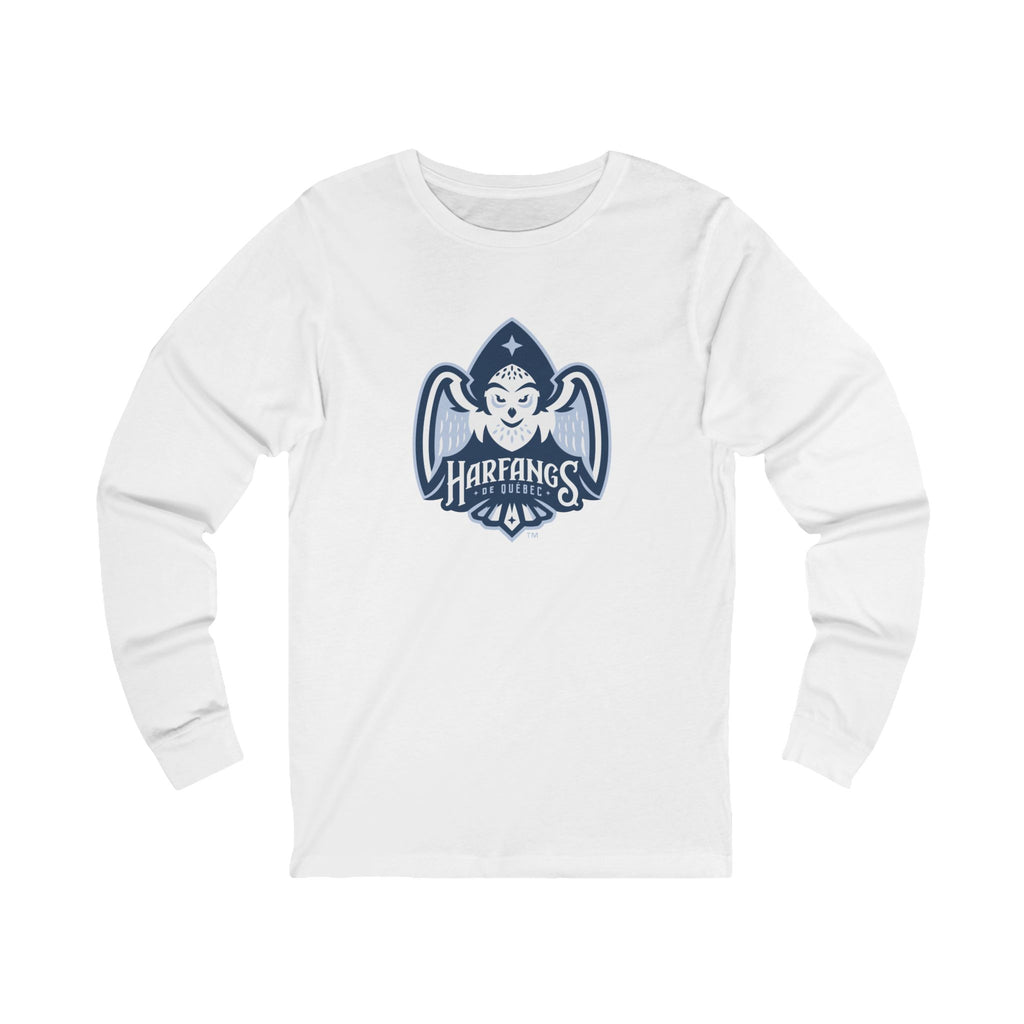 NLL UnBOXed Québec Harfangs Primary Logo Long-Sleeve Tee