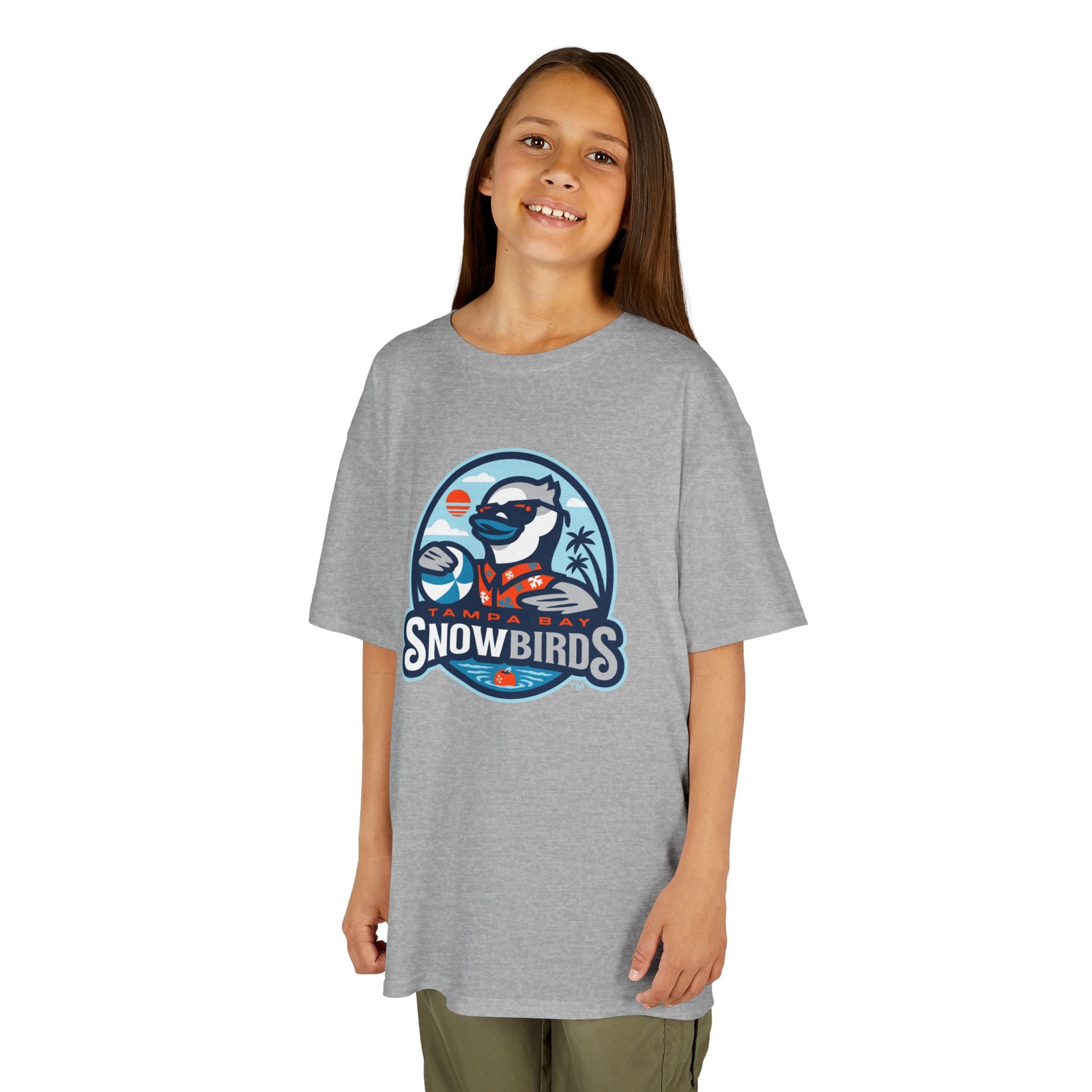 NLL UnBOXed Tampa Bay Snowbirds Primary Logo Youth Tee