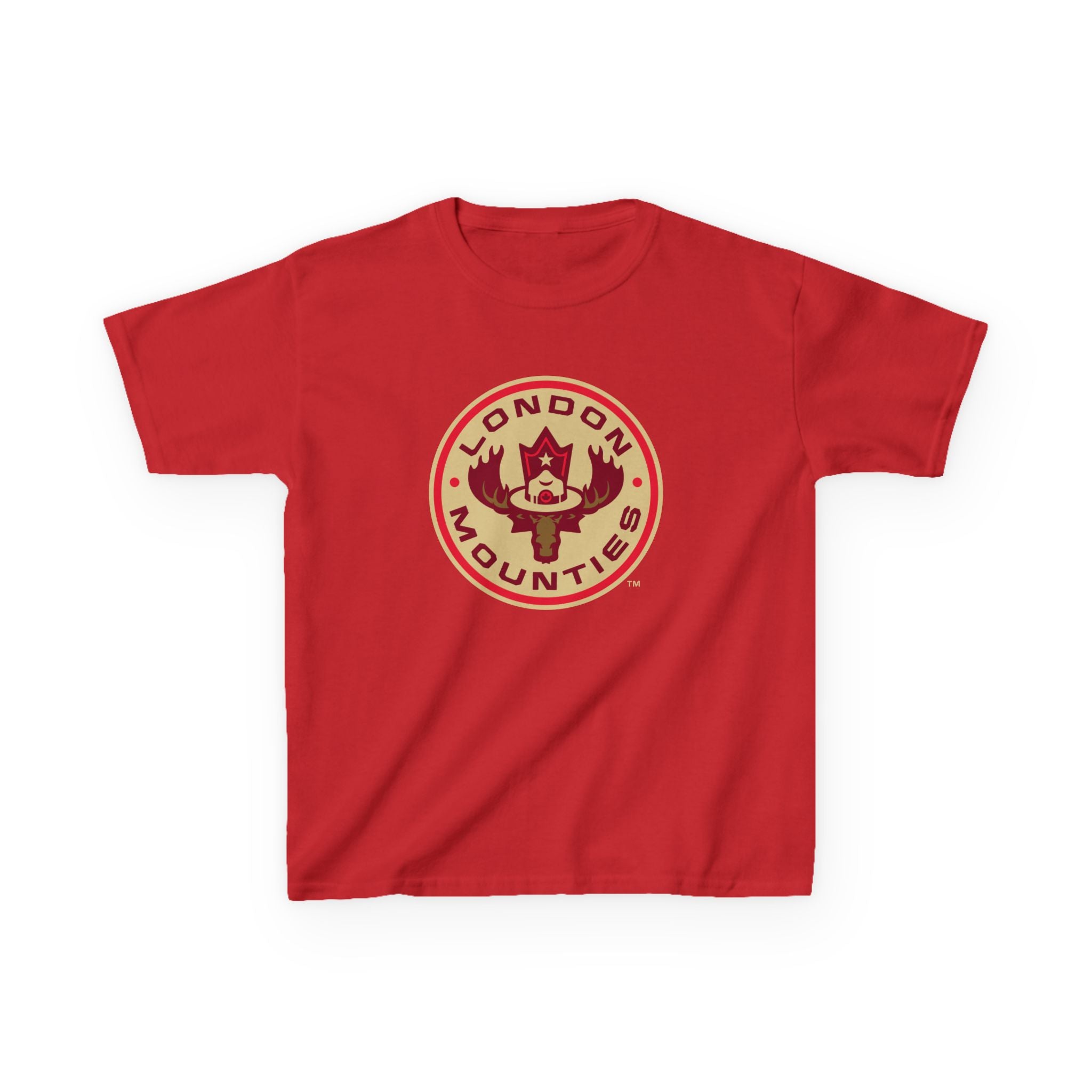 NLL UnBOXed London Mounties Primary Logo Youth Tee