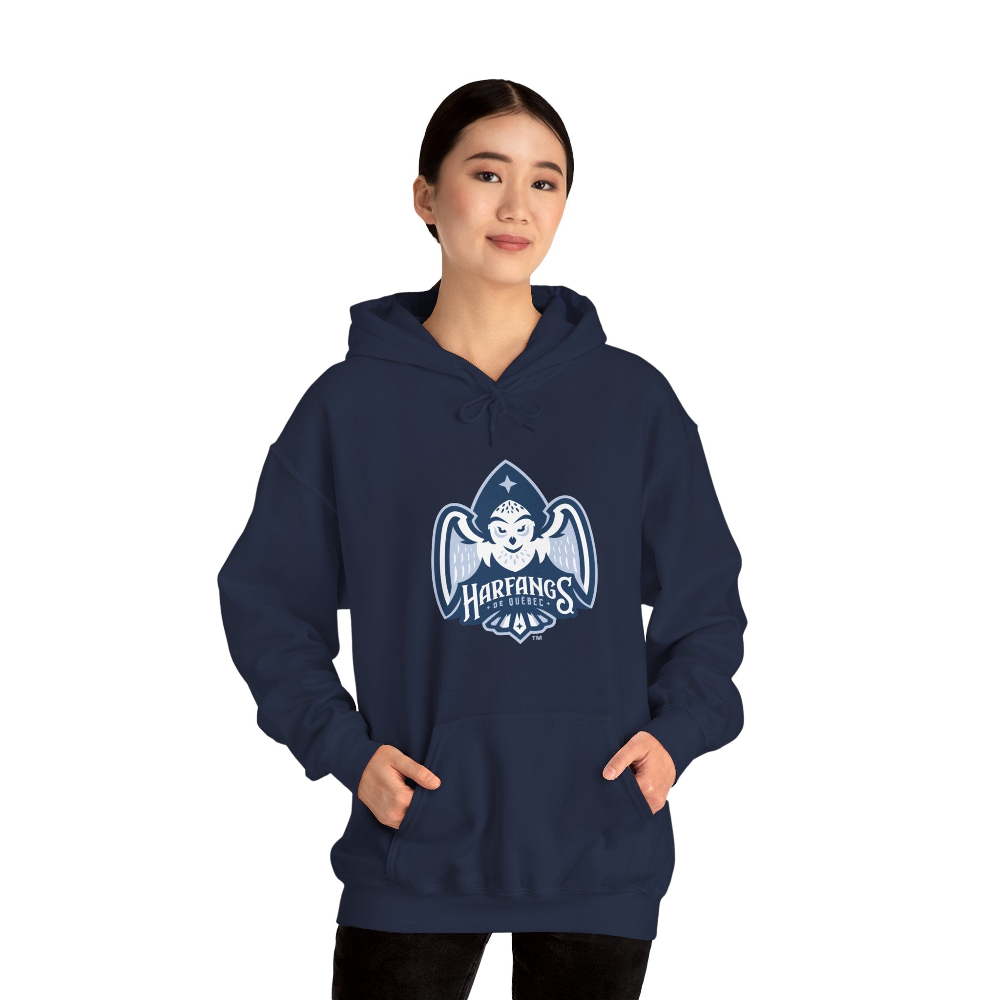 NLL UnBOXed Québec Harfangs Primary Logo Hoodie