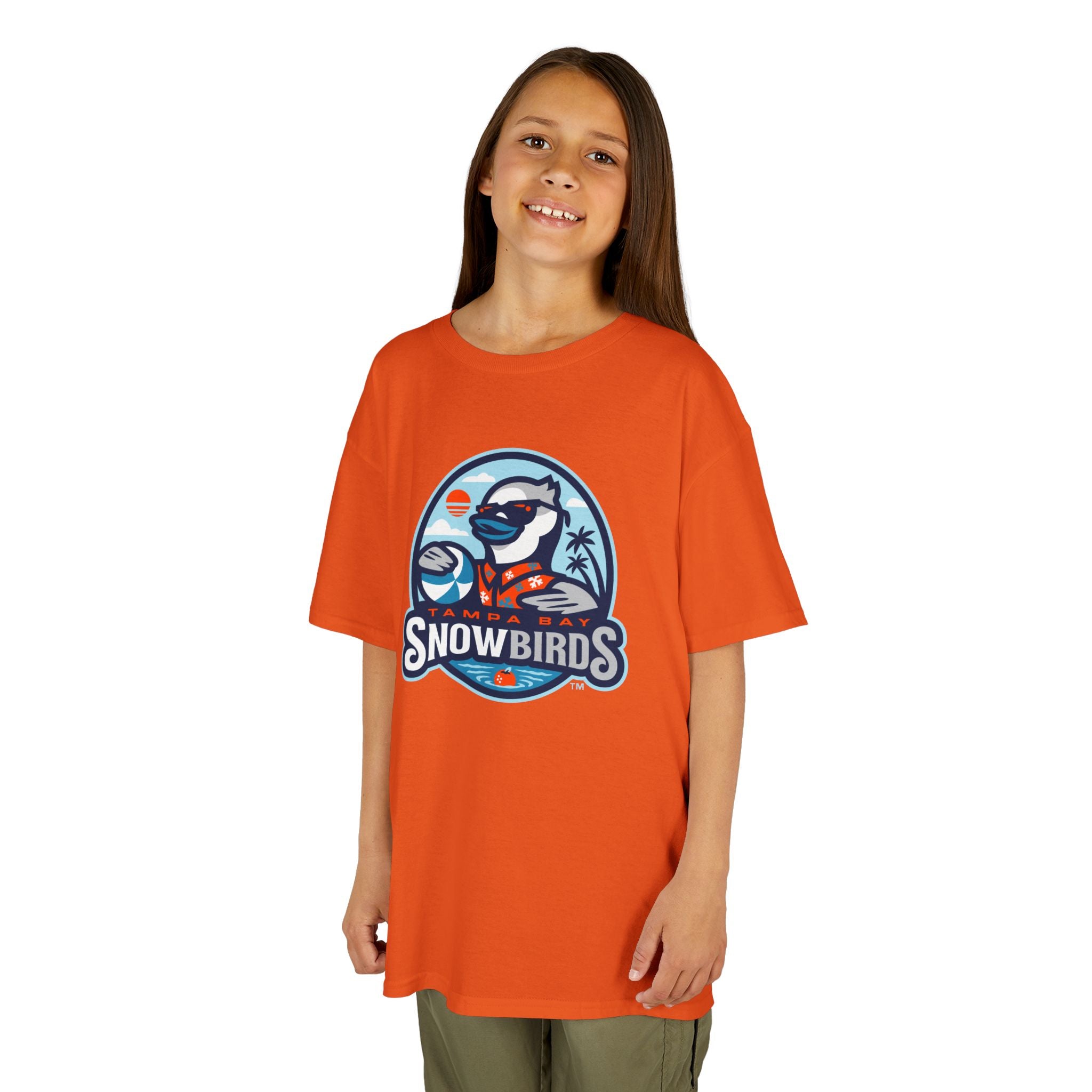 NLL UnBOXed Tampa Bay Snowbirds Primary Logo Youth Tee