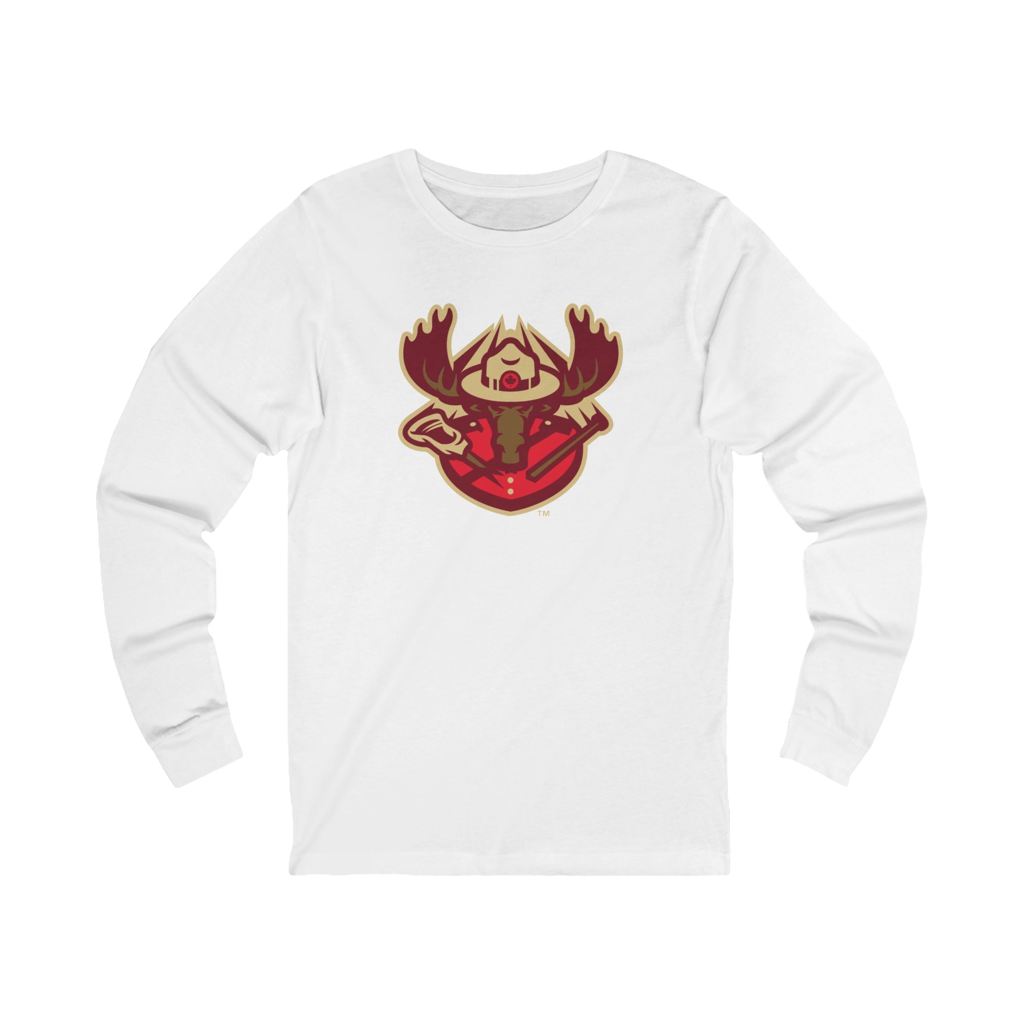 NLL UnBOXed London Mounties Lacrosse Logo Long-Sleeve Tee