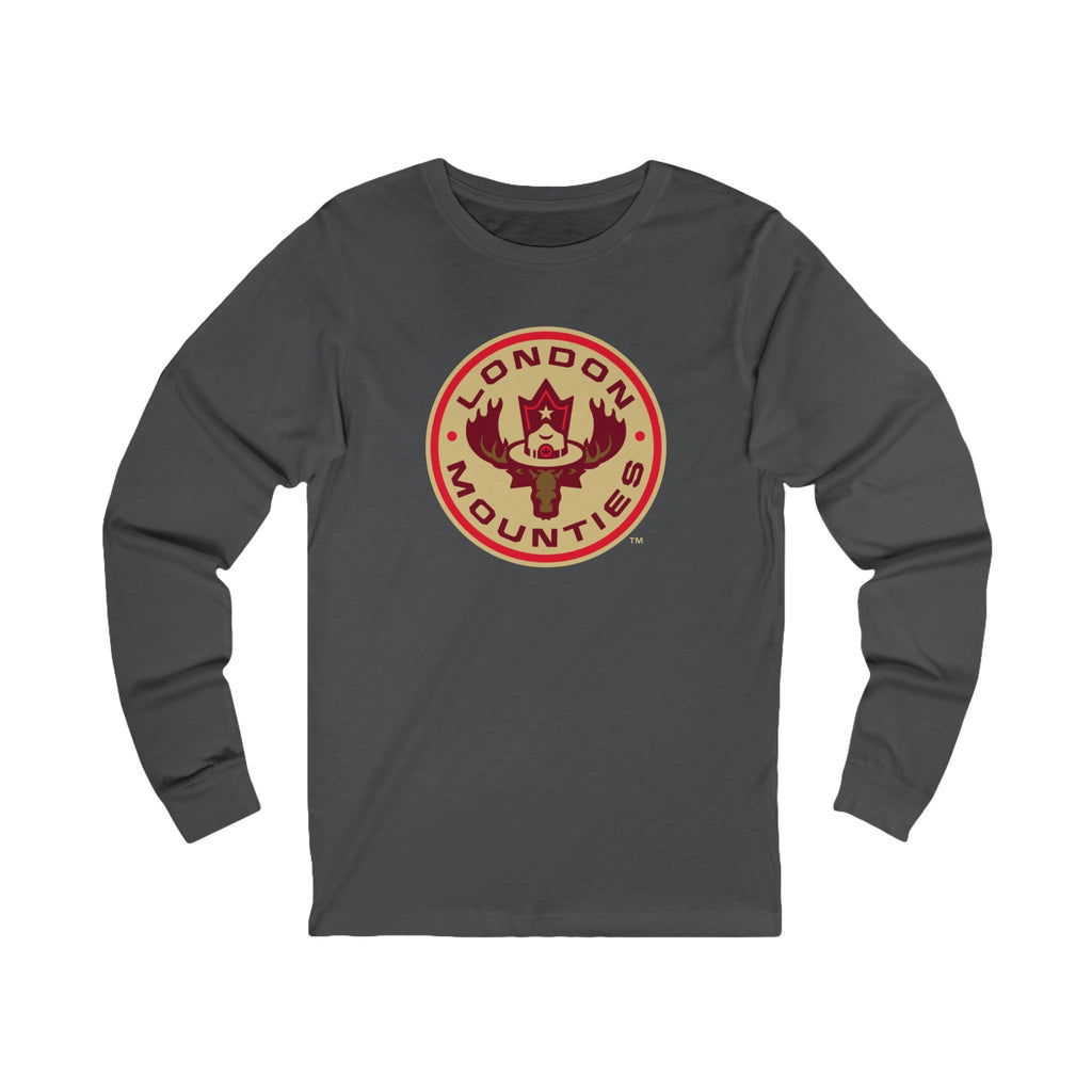 NLL UnBOXed London Mounties Primary Logo Long-Sleeve Tee