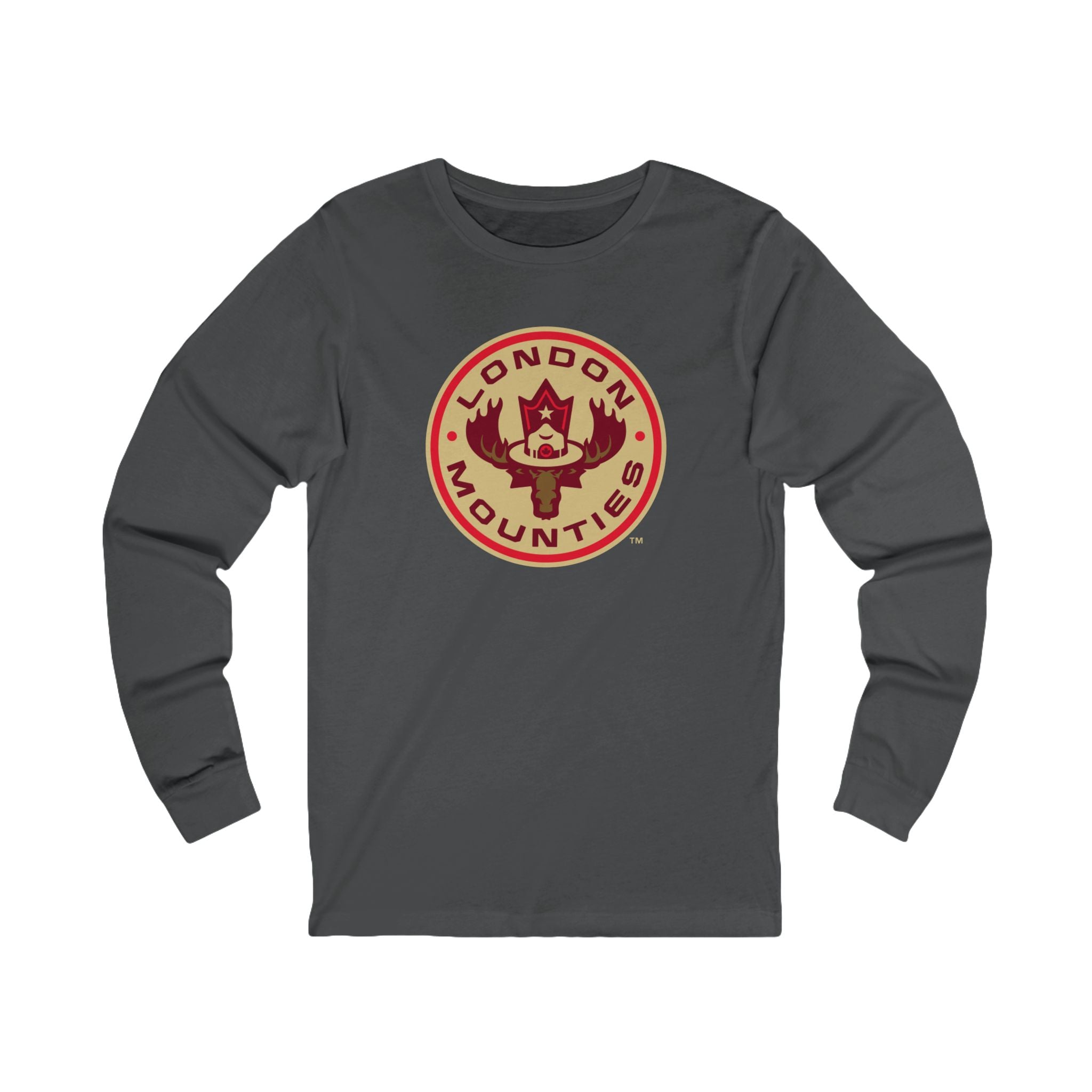 NLL UnBOXed London Mounties Primary Logo Long-Sleeve Tee
